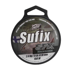 Леска SUFIX SFX Roach прозрачная 150 м 0,20 мм 2,5 кг, фото 2