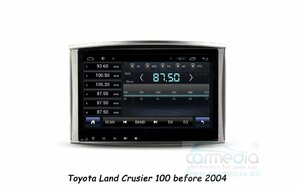 Штатная магнитола CARMEDIA FT-2720 DVD Toyota Land Cruiser 100 2002-2008 (комплектация с усилителем Pioneer), фото 2