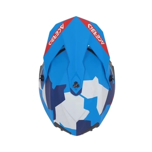Шлем Acerbis LINEAR 22-06 глянцевый Blue/Red 2 XL, фото 6