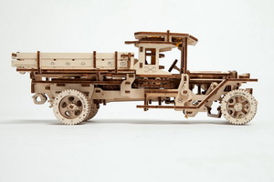 Механический деревянный конструктор Ugears Грузовик, фото 15