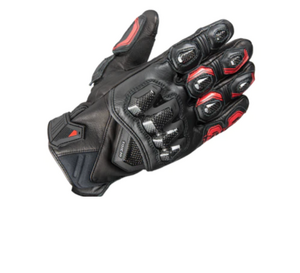 Перчатки комбинированные Taichi HIGH PROTECTION (Black/Black/Red, XXL)