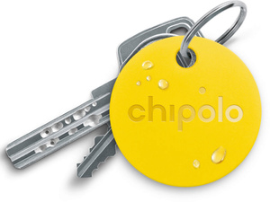 Умный брелок Chipolo PLUS с увеличенной громкостью и влагозащищенный, желтый, фото 3