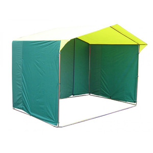Палатка Митек Домик 3.0х2.0 К (желто-зеленый), фото 1