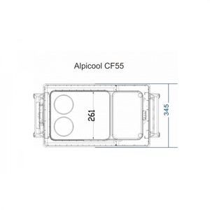 Автохолодильник Alpicool CF55 (12/24), фото 3