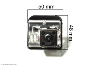 CMOS ИК штатная камера заднего вида AVEL Electronics AVS315CPR (#044) для MAZDA СХ-5 / СХ-7 / СХ-9 / 3 HATCHBACK / 6 (GG, GY) SEDAN (2002-2008) / 6 (GH) SPORT WAGON (2007-2012)