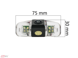 CCD HD штатная камера заднего вида AVS327CPR (#152) для HONDA ACCORD VIII (2008-2012) / CIVIC VIII 4D, фото 2