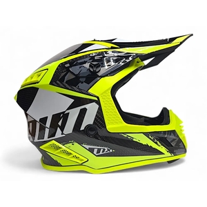 Шлем AiM RH855 Carbon TERRAIN глянцевый  Black/Yellow XXXL, фото 5