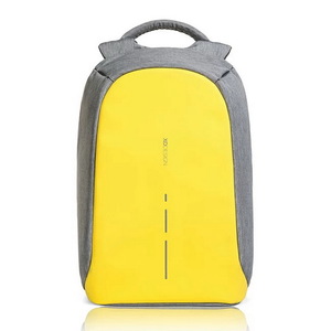 Рюкзак для ноутбука до 14 дюймов XD Design Bobby Compact, серый/желтый, фото 2