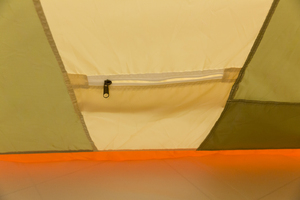 Палатка для зимней рыбалки Митек Нельма-1 (оранжевый-бежевый/хаки), фото 8