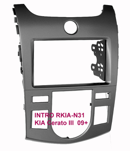 Переходная рамка Intro RKIA-N31 для KIA Cerato-3 09-12 (Clima) 2DIN (крепеж), фото 1