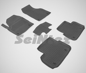 Резиновые коврики с высоким бортом Seintex для Land Rover Discovery Sport 2014-2019