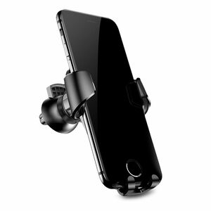 Автомобильный держатель для телефона в дефлектор Baseus Gravity - Черный (SUYL-B01), фото 4