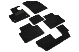 Коврики Seintex ворсовые LUX EXEED TXL (черные 98507), фото 1