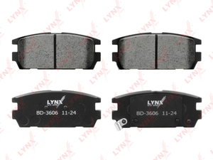 Колодки тормозные задние LYNXauto BD-3606. Для: HYUNDAI Хендаи Terracan 2.5D-3.5 01>, фото 2