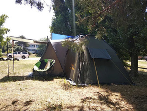 Палатка Canadian Camper SANA 4 PLUS, цвет woodland, фото 8