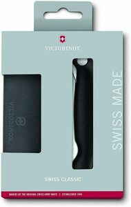 Набор Victorinox Swiss Classic: нож столовый, лезвие 11 см + разделочная доска, черный, фото 5