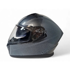 Шлем AiM JK320 глянцевый Carbon XS, фото 3