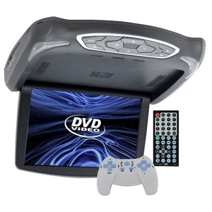 Автомобильный потолочный монитор 13.3" со встроенным DVD Intro JS-1340 DVD, фото 1