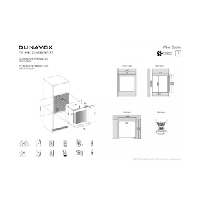 Винный шкаф Dunavox DVS-25.65DSS, фото 9