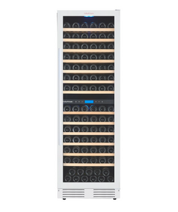Винный шкаф CellarPrivate двухзонный на 163 бутылки белый CP165-2TW, фото 4
