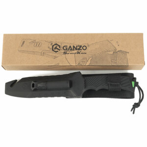 Нож Ganzo G8012V2-BK с паракордом, фото 8