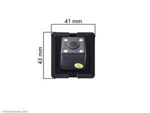 CMOS ECO LED штатная камера заднего вида AVEL Electronics AVS112CPR (#096) для TOYOTA LAND CRUISER PRADO 150, фото 2