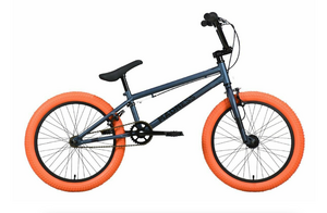 Велосипед Stark'22 Madness BMX 1 темно-синий/черный/мандариновый, фото 1