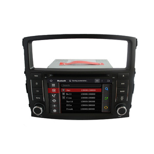 Штатная магнитола CARMEDIA KD-7054 DVD Mitsubishi Pajero IV 2006-2015 (V97/V93) поддержка штатного усилителя Рокфорд, фото 3