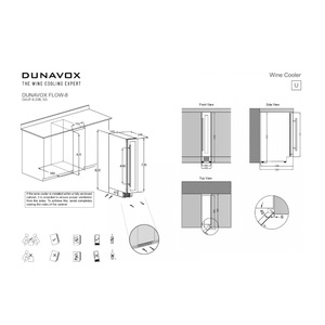 Винный шкаф Dunavox DAUF-8.23SS, фото 3