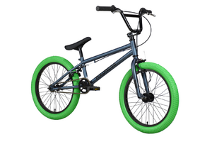 Велосипед Stark'22 Madness BMX 1 темно-синий/черный/зеленый, фото 2