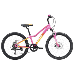 Велосипед Stark'23 Bliss 24.1 D розовый/оранжевый/белый 12", фото 1