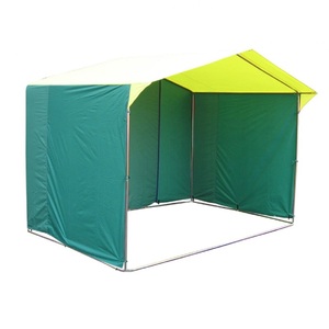 Палатка Митек "Домик" 2.5 х 2,0 (каркас из трубы Ø 25 мм) желто-зеленый