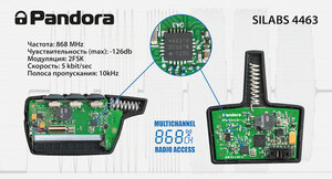 Автосигнализация Pandora DXL 5000 new 2CAN+GSM, фото 4