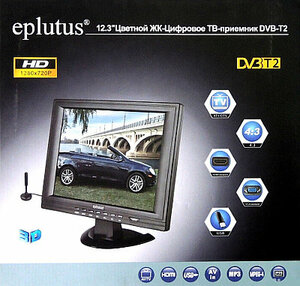 Цифровой телевизор EPLUTUS EP-125T 12,3" (DVB-T2), фото 4