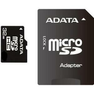 Карта памяти MicroSDHC 32Gb A-Data класс 4 с адаптером, фото 1