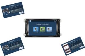 Штатная магнитола CARMEDIA DAFT-5695 DVD Ford Focus II, Mondeo, S-MAX, Galaxy, Tourneo/Transit Connect черный, фото 9