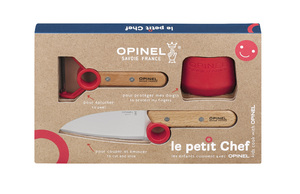 Набор ножей Opinel Le Petit Chef Set (Нож шеф-повара+нож для овощей+защита пальцев), 001746, фото 2