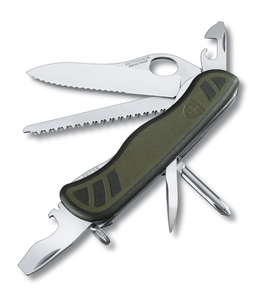 Нож Victorinox Soldiers Knife, 111 мм, 10 функций, зеленый, фото 1
