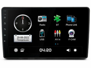 Lada Granta 11-18 (CITY Incar ADF-6301) Bluetooth, 2.5D экран, CarPlay и Android Auto, 9 дюймов, фото 1