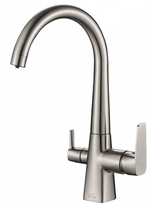 Смеситель для кухни ZORG Steel Hammer (SH 819 SATIN) Сатин, фото 1