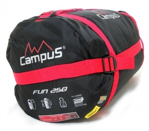 Спальный мешок Campus FUN 250 R-zip (кокон, +3°С, 215x80x55 см), фото 2