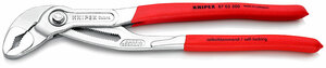 COBRA Клещи переставные, зев 70 мм, длина 300 мм, хром, обливные ручки KNIPEX KN-8703300, фото 1