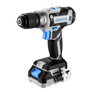 Дрель-шуруповерт аккумуляторная DEKO Loner 20V, 20В, 2x3.0Ач, фото 2