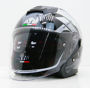 Шлем AiM JK526 Grey/Black XS, фото 1
