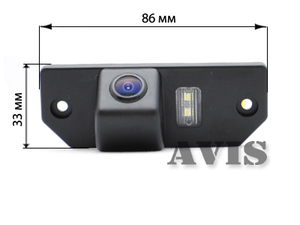 CCD штатная камера заднего вида AVEL AVS321CPR для SKODA OCTAVIA TOUR (#014), фото 2