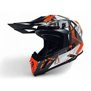 Шлем AiM RH855 Carbon RAZOR глянцевый White/Red XS, фото 1