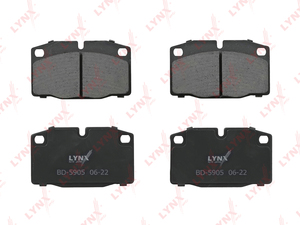 Колодки тормозные передние LYNXauto BD-5905. Для: DAEWOO Дэу Nexia(GM) 1.5 8V >01, OPEL Опель Corsa(Корса) A(DEL) >93/Kadett >92/Vectra(Вектра) A(DEL) >95/Omega(Омега) A(DEL) >94, фото 2