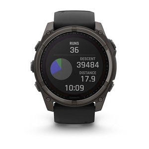 Часы Garmin Fenix 8 51mm Saph Carbon Grey DLC titanium Black-Pebble Grey Sln (010-02907-70G), фото 9