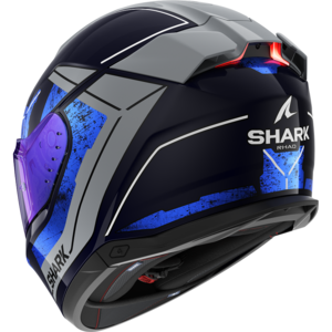 Шлем Shark SKWAL i3 RHAD Blue/Chrome/Silver XL, фото 2