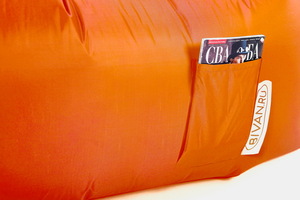 Надувной диван БИВАН Классический, цвет оранжевый, фото 5